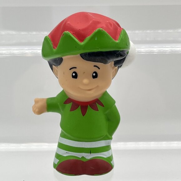 Fisher Price Little People On-The-Go Christmas Santa Claus Elf Reindeer - Picture 6 of 16